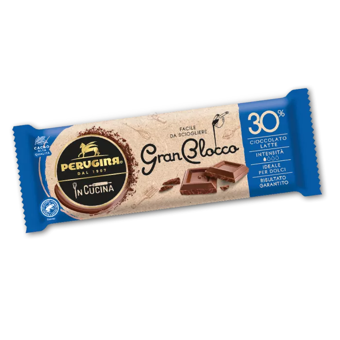 Perugina Gran Blocco mliečna čokoláda na varenie 150g