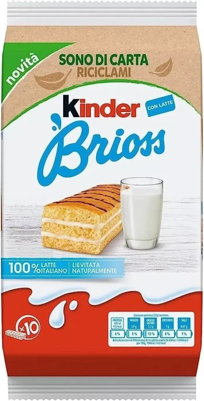 Ferrero Kinder Brioss raňajkové buchtičky s mliekom 270g