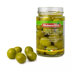 Madama Oliva zelené olivy castelvetrano v slanom náleve 300g thumbnail-2