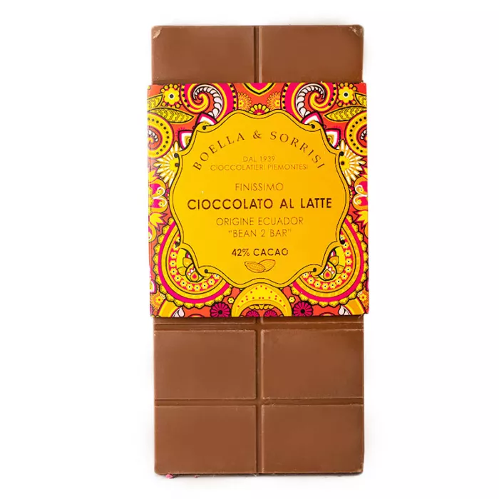 Boella & Sorrisi Mliečna Čokoláda Ecuador 100g