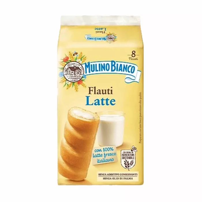 Mulino Bianco flauti s mliečnou náplňou 280g