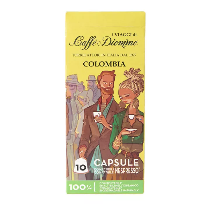 Caffé Diemme kávové kapsule Colombia 56g