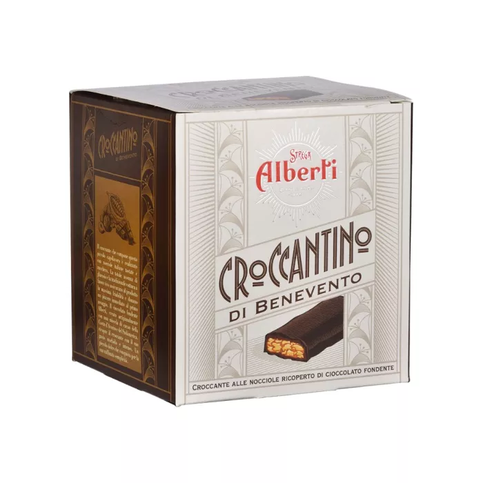 Strega Alberti lieskovoorieškové Croccantino di Benevento v horkej čokoláde 200g
