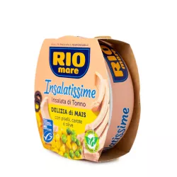 Rio Mare tuniakový šalát kukuričné ​​potešenie s hráškom, mrkvou a olivami 160g thumbnail-2
