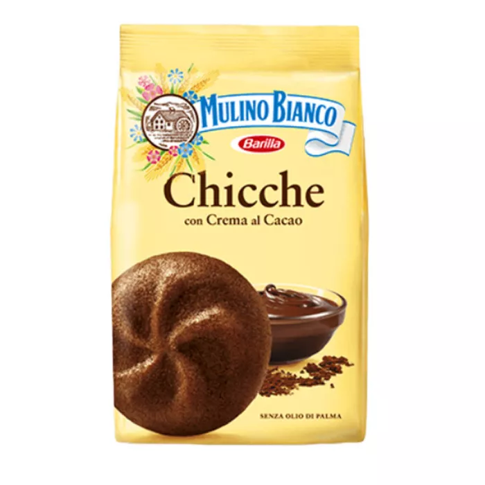 Mulino Bianco Chicche s kakaovým krémom 200g