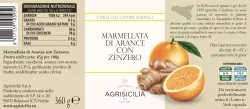 Agrisicilia pomarančová marmeláda so škoricou 360g thumbnail-1