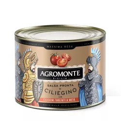 Agromonte hotová omáčka zo cherry paradajok s cherry paradajkami krájaními na polovicu 2kg thumbnail-1