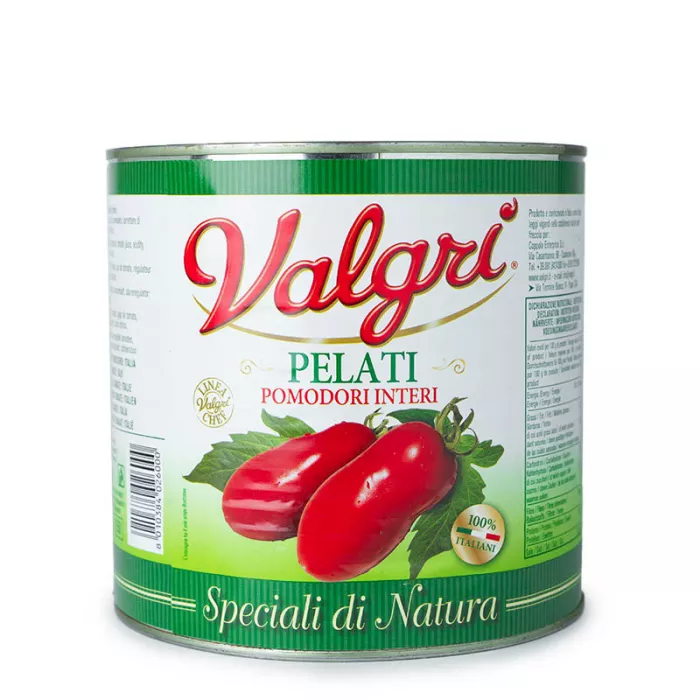 Valgri celé lúpané paradajky 2,5kg