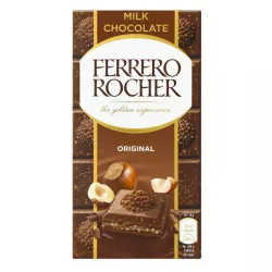 Ferrero Rocher Mliečna Čokoláda 90g thumbnail-1