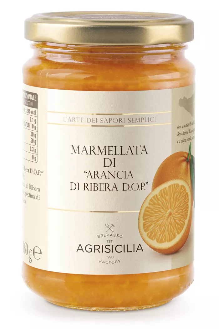 Agrisicilia marmeláda zo sicílskych pomarančov Ribera D.O.P 360g