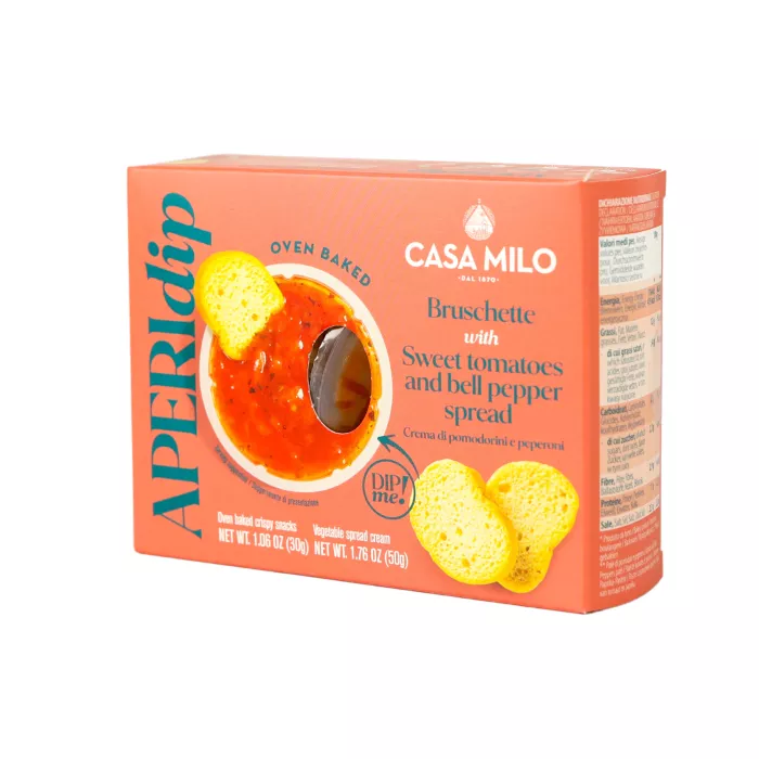 Casa Milo Aperidip Bruschetta s omáčkou z paradajok a sladkej papriky