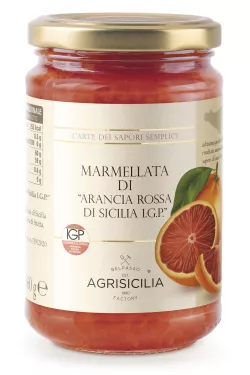 Agrisicilia marmeláda z červeného sicílskeho pomaranča I.G.P. 360g thumbnail-1
