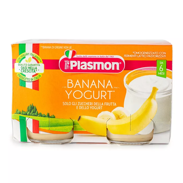 Plasmon Detský Príkrm Jogurt a Banán 240g
