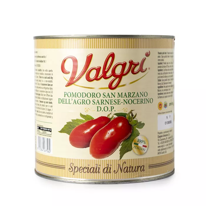 Valgri san marzano paradajky z oblasti Sarnese-Nocerino D.O.P. 2,55kg