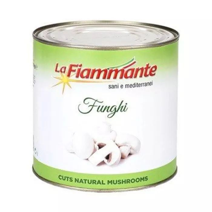 La Fiammante šampiňóny krájané 2,45kg