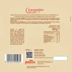 Stregga Alberti lieskovoorieškové Croccantino s kávou v horkej čokoláde 300g thumbnail-2