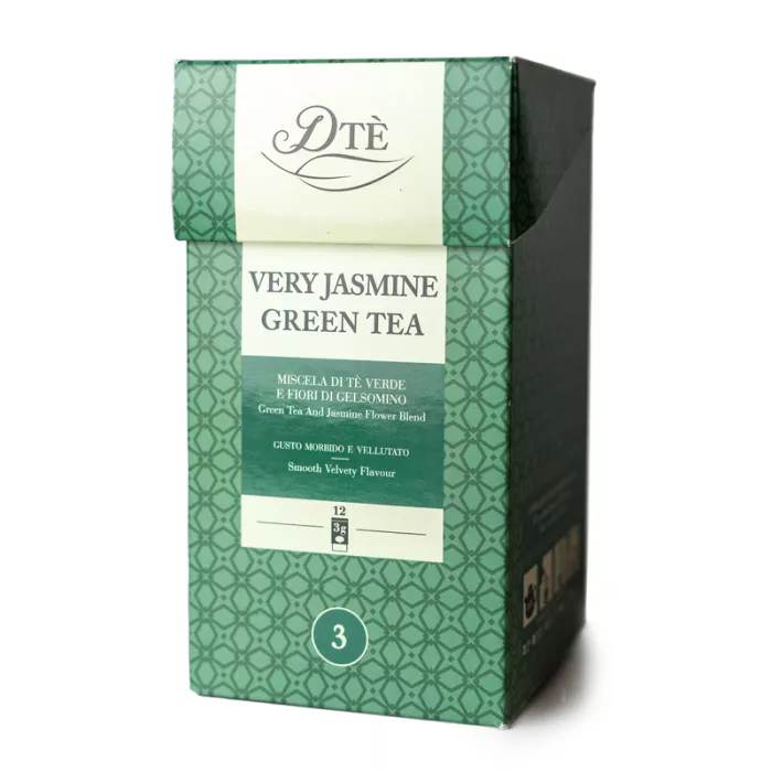 Caffé Diemme DTÉ Very jasmine green tea zmes zeleného čaju a kvetov jazmínu 36g