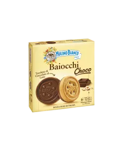 Mulino Bianco Baiocchi Choco sušienky s čokoládou 144g thumbnail-1